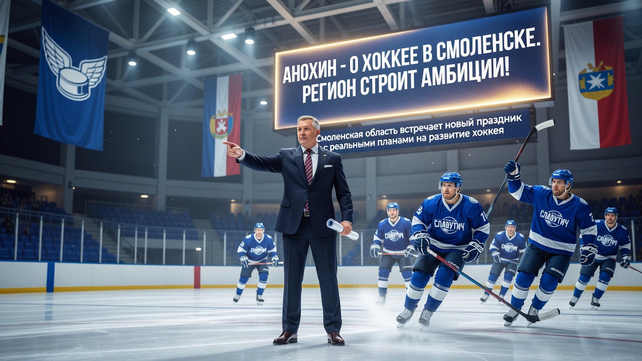 Анохин - о хоккее в Смоленске. Регион строит амбиции!