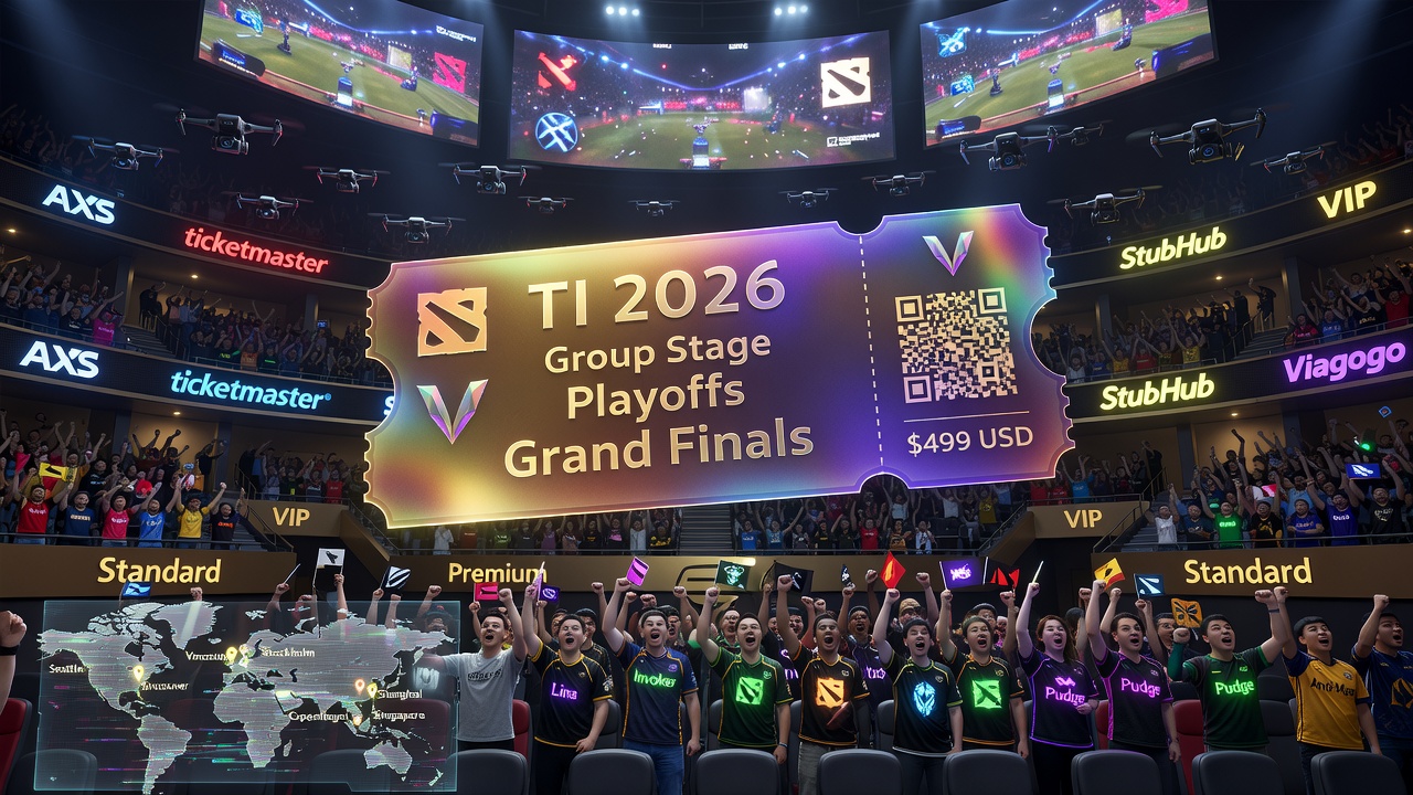 Билеты на The International 2026: где купить, цены и старт продаж
