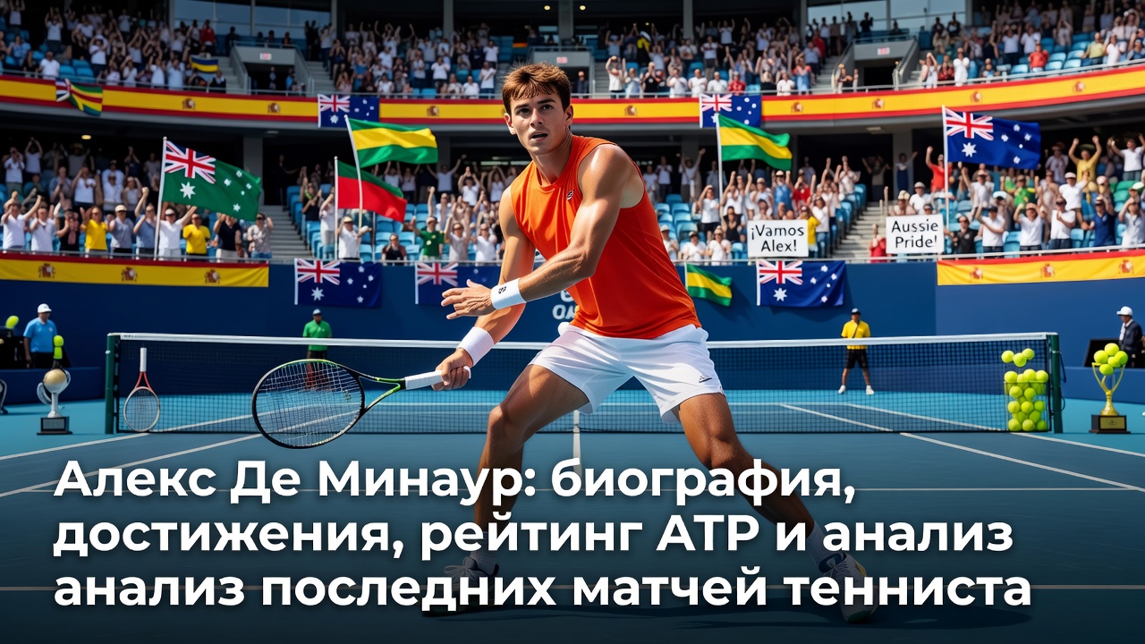 Алекс Де Минаур: биография, достижения, рейтинг ATP и анализ последних матчей теннисиста