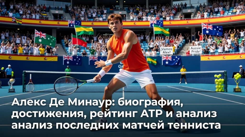 Алекс Де Минаур: биография, достижения, рейтинг ATP и анализ последних матчей теннисиста