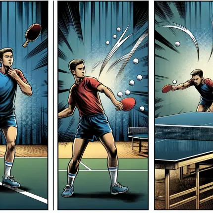 прием подачи в настольном теннисе